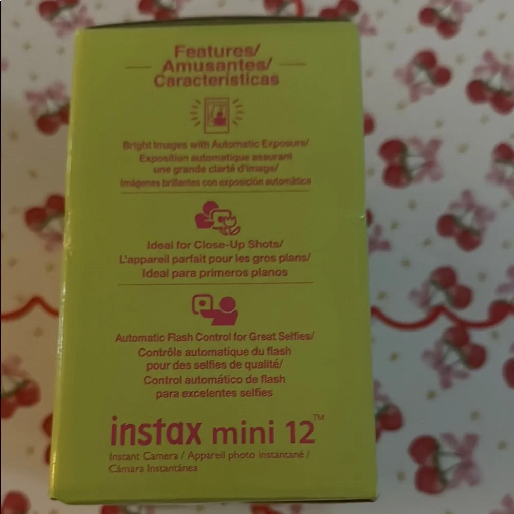 Fujifilm Instax Mini 12 Blossom Pink Camera